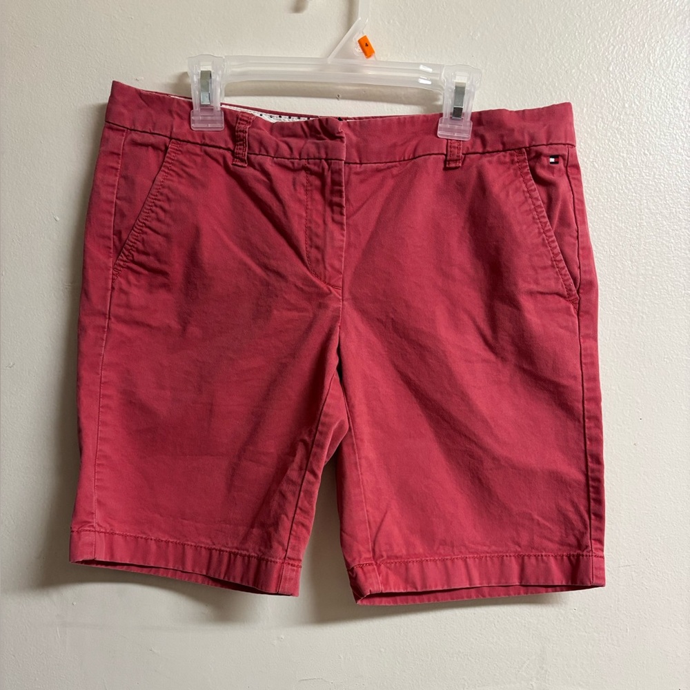 Tommy Hilfiger Women's Red Shorts